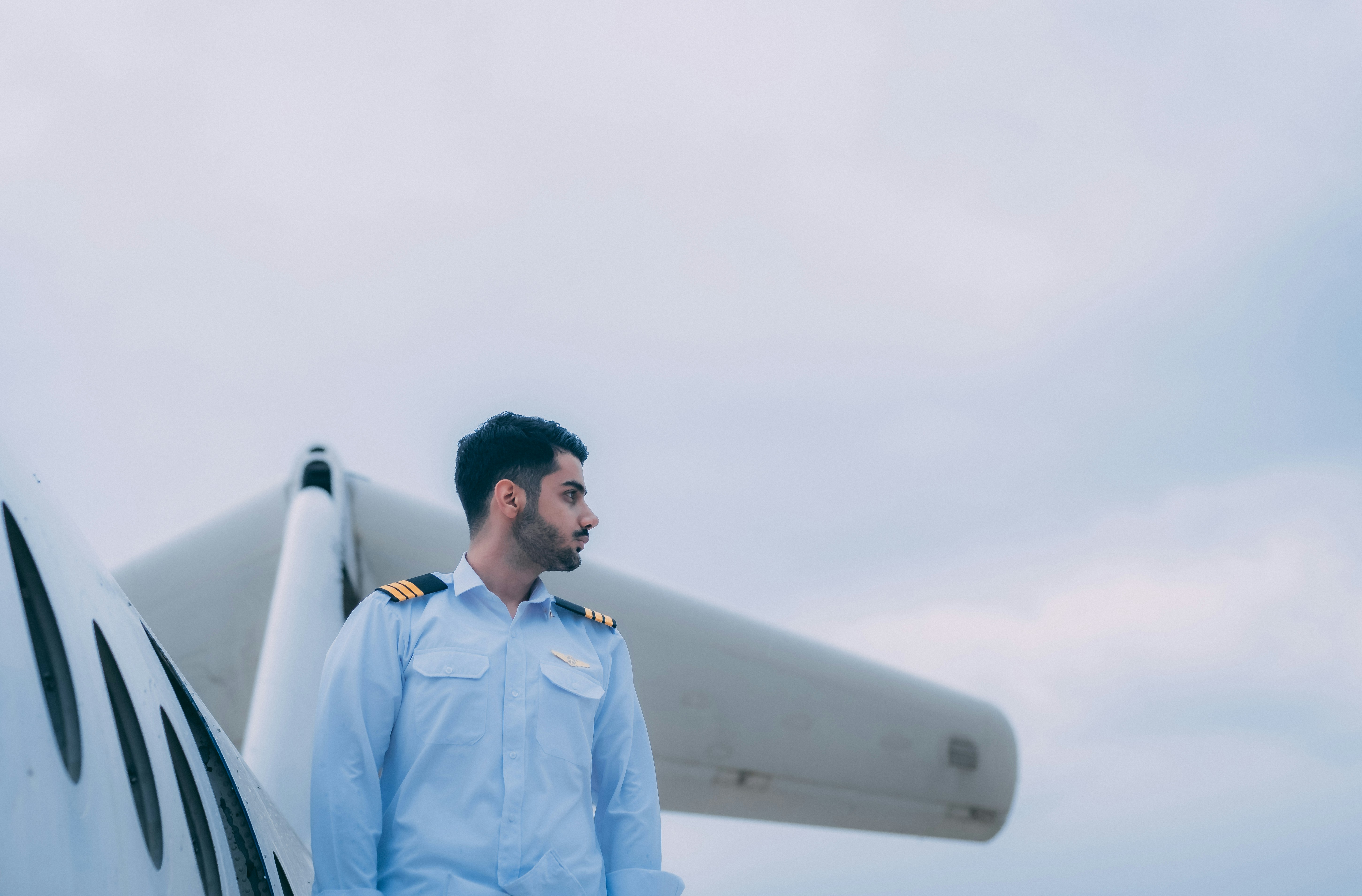 Pilot Cadet in Uniform